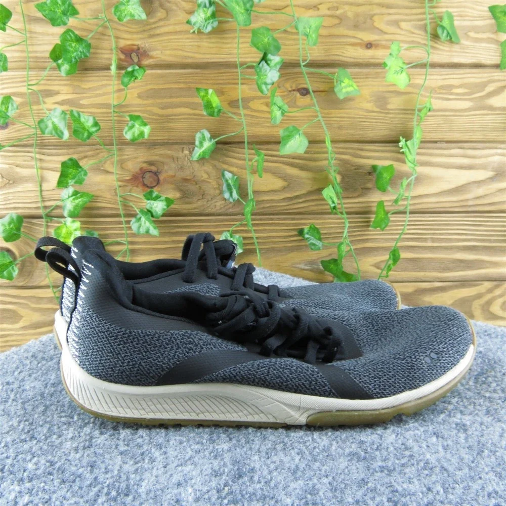 Ryka Fizz‎ Women Sneaker Shoes Black Fabric Lace Up Size 8 Medium